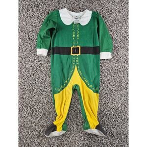 Buddy The Elf Baby Boys Sz 18M Footed Pajamas Christmas Costume